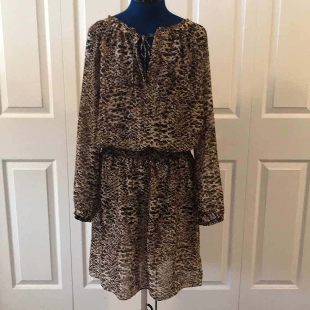Ralph Lauren leopard print sheet tunic